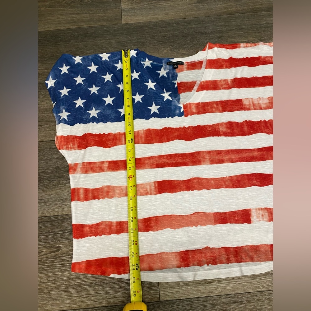 Signature Studio American Flag Top FROM CATO in SIZE XLarge LIKE NEW - Picture 7 of 16